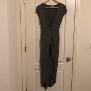 Maxi Dress with deep V cut neckline